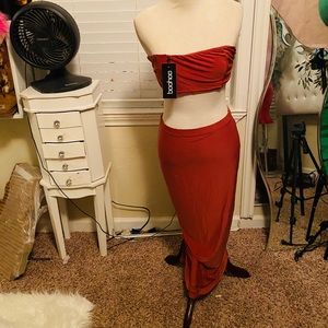 Boohoo 2 piece skirt